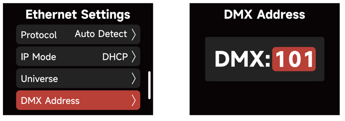 DMX Address-1