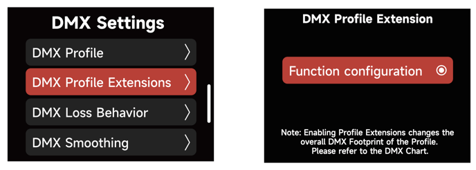 DMX Profle Extension