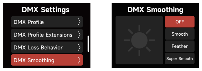 DMX Smoothing