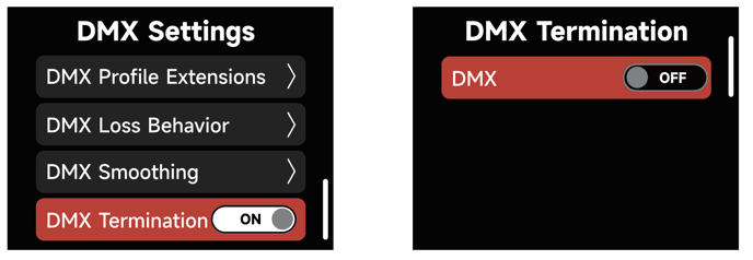 DMX Termination