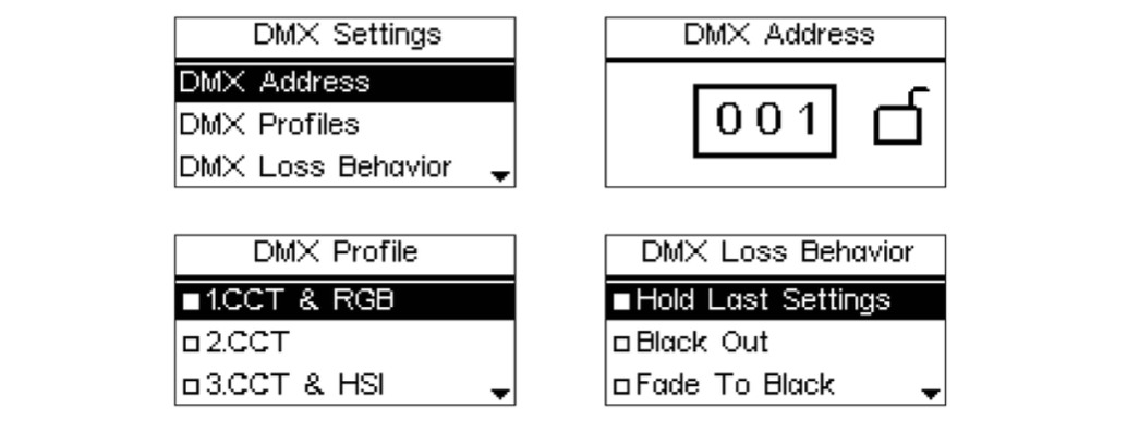 [INFINIBAR] DMX Profiles & Settings