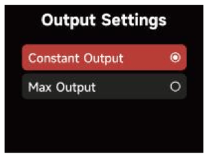 Constant Output