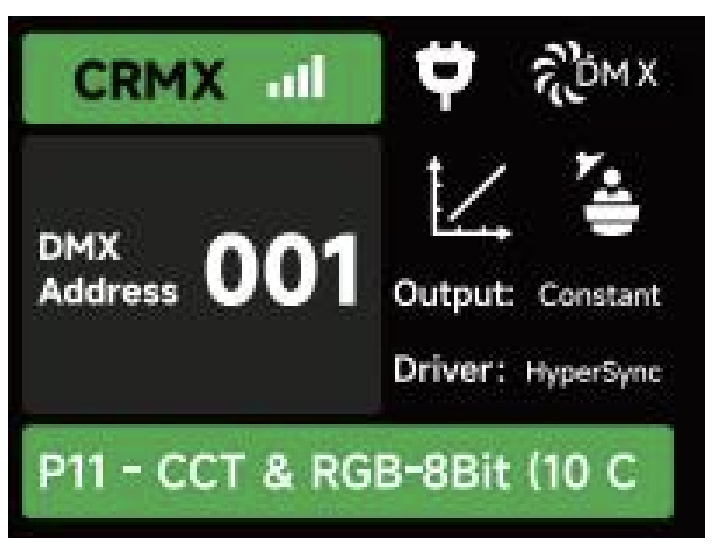 [STORM 400x] DMX Settings