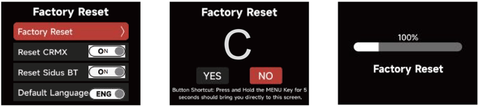 Factory Reset