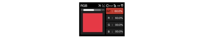 STORM CS32 RGB light mode screen