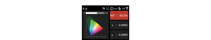 STORM CS32 xy light mode screen