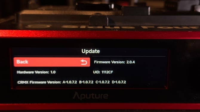 Sidus Four Current Outdated Firmwares
