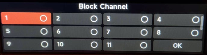 CRMX Channel Blocking