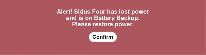 battery alert