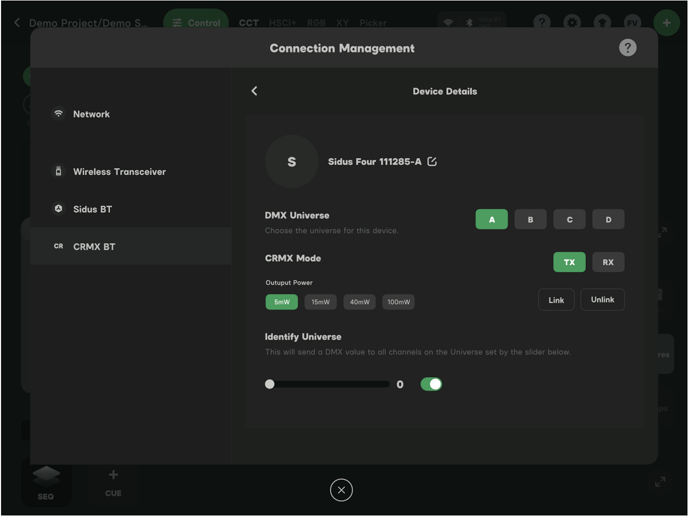 sidus_four_connection_management