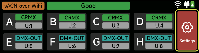 sidus_four_device_settings