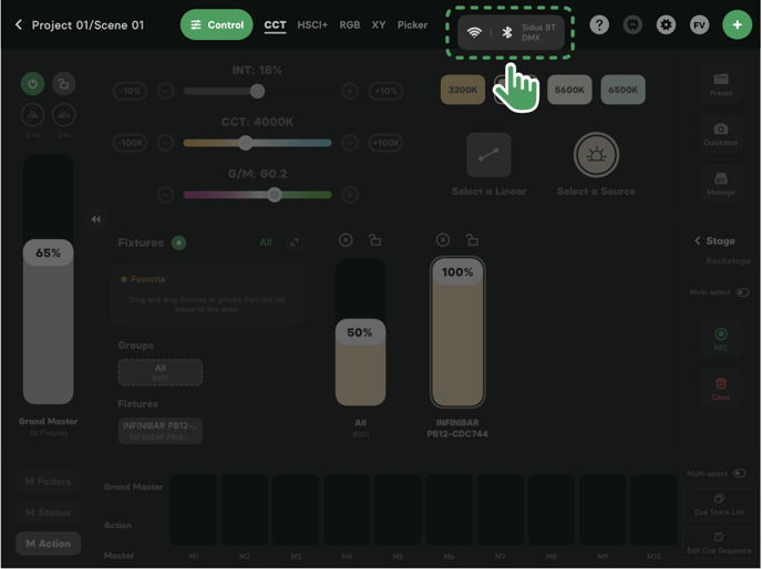 sidus_four_return_to_the_connection_management_interface