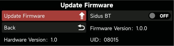 sidus_four_update_firmware_interface