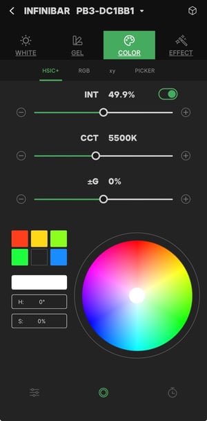 SL Color Wheel Interface