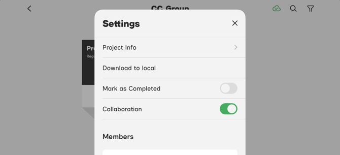 SL Hub Collaboartion Settings