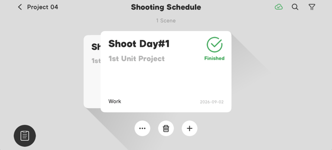 Sidus Link Finished Shoot Day