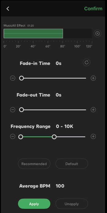 Sidus Link Audio Clip Info Page