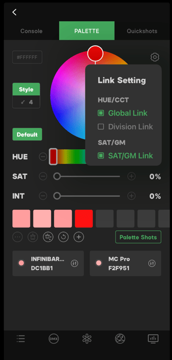 Sidus Link Color Scheme Link Setting