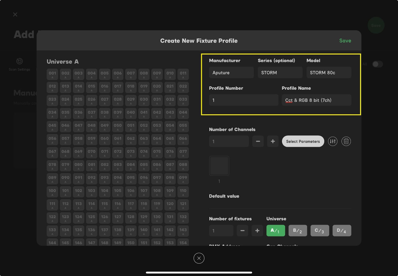 [Sidus Link Pro] Creating Custom DMX Profiles