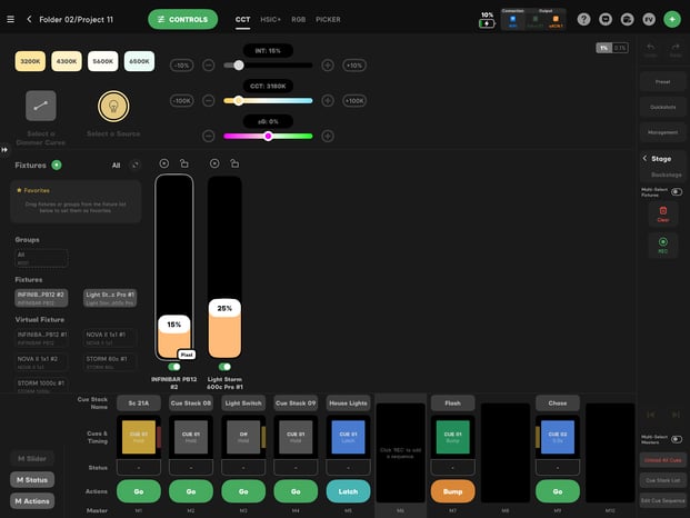 Loading a Cue Master