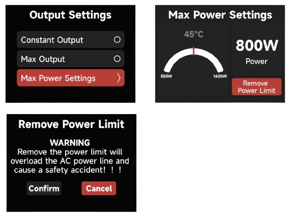 electro-storm-xt26-maxoutout-settings