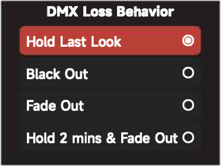 [STORM 1000c] DMX Settings