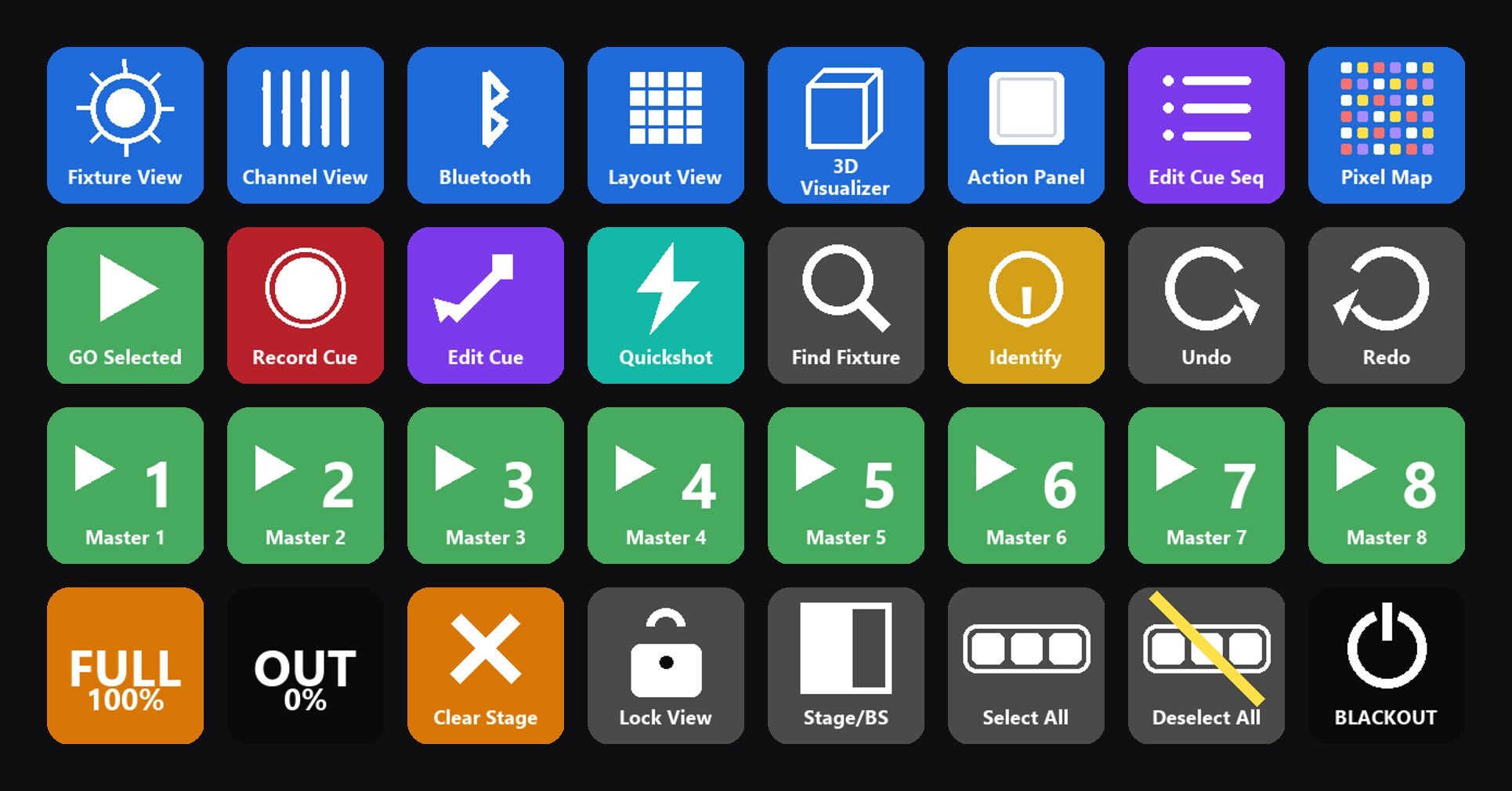 Stream Deck XL layout for Sidus Link Pro V2.4